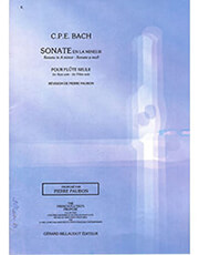 bach cpe sonata in a minor photo