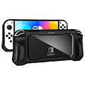 spigen rugged armor black for nintendo switch oled extra photo 1