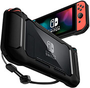 spigen rugged armor black for nintendo switch photo