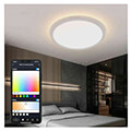 blitzwill bw clt1 led smart ceiling light 30cm main light and rgb atmosphere app remote control extra photo 1