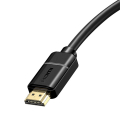 baseus high definition series 4k hdmi to hdmi adapter cable 2m black extra photo 1