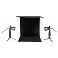 nedisskt012wt led photo studio kit 60x60cm 6500k foldable extra photo 1