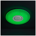 coolseer wifi rgb ceiling light with loudspeaker white extra photo 4