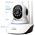 loosafe q11 ptz indoor ip camera 2mp with lan extra photo 2