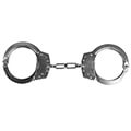 chain cuffs guard 01 steel chrome clamp lock 2 keys extra photo 8