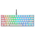 pliktrologio motospeed ck61 rgb mechanical gaming keyboard white blue switch extra photo 1