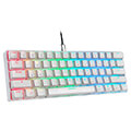 pliktrologio motospeed ck61 rgb mechanical gaming keyboard white blue switch extra photo 2