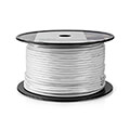 nedis csbr4030wt1000 coax cable rg59u 100 m reel white extra photo 1