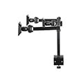 nedis ergotmm100bk ergonomic monitor mount triple monitor arm full motion black extra photo 2