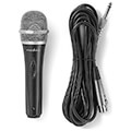 nedis mpwd50bk wired microphone 72 db 3db sensitivity 50 hz 15 khz 50 m extra photo 1