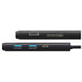 baseus lite series 6 port type c to hdmi 2x usb 30 sd tf pd black extra photo 6