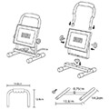 maclean floor stand mce632 for led floodlights mce550 530 630 632 650 652 extra photo 6