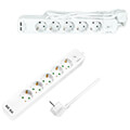 logilink lps249u socket outlet 5 way with switch 5x cee 2x usb a 15m white extra photo 6