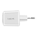 logilink pa0320sb 20pcs dual usb charger 1x usb c 1x usb a 20w white extra photo 2