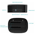 docking with clone function orico dual bay usb30 hdd extra photo 4