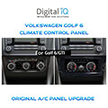 digital iq ccp 746 cp 69 pq vw golf 6 mod 2008 2013 climate control panel extra photo 2