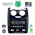 digital iq bxd 8103 cpa 9 multimedia tablet oem dacia duster mod 2012 2019 extra photo 1