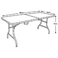 greenblue folding catering garden table extra photo 3