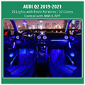 diq ambient audi q2 mod 2019 digital iq ambient light audi q2 mod 2019 2021 21 lights extra photo 1