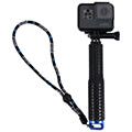 puluz selfie stick for sports cameras black extra photo 2