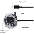 puluz microphone jack pu425 15m usb c type c extra photo 4