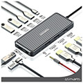 4smarts smart dock 11 in 1 pd 100w 4x usb 32 g bit lan rj45 hdmi 4k 2x display port extra photo 6