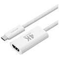 4smarts usb c to hdmi cable female 15cm white extra photo 1