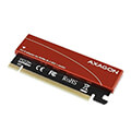 axagon rcem2 s rci e 30 16x m2 ssd nvme ur to 80mm ssd low rrofile cooler extra photo 1