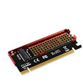 axagon rcem2 s rci e 30 16x m2 ssd nvme ur to 80mm ssd low rrofile cooler extra photo 2