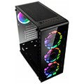 case kolink observatory lite rgb midi tower tempered glass black extra photo 1