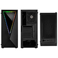 case kolink void rgb midi tower black tempered glass window extra photo 2