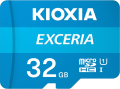 kioxia lmex1l032gg2 exceria 32gb micro sdhc uhs i u1 with adapter extra photo 1