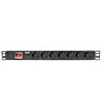 logilink pdu7c01 7x sockets with surge protection and switch extra photo 1