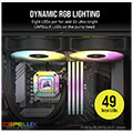 corsair cw 9060069 ww icue h115i elite rgb capellix xt cpu liquid cooler 280mm extra photo 9