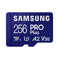 samsung mb md256sa eu pro plus 256gb micro sdxc 2023 uhs i u3 v30 a2 adapter extra photo 1