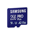 samsung mb md256sa eu pro plus 256gb micro sdxc 2023 uhs i u3 v30 a2 adapter extra photo 2