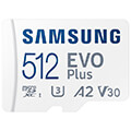 samsung evo plus 512gb micro sdxc uhs i u3 v30 a2 adapter mb mc512sa eu extra photo 1