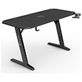 sense7 gaming desk nomad classic black 140 x 60 cm extra photo 1