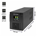 ups qoltec 900w 1500va line interactive extra photo 3