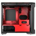 case phanteks enthoo evolv itx black red window extra photo 1