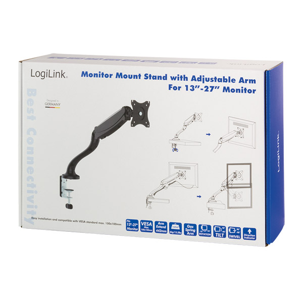 Logilink Bp0023 Monitor Mount Stand With Adjustable ARM 1327