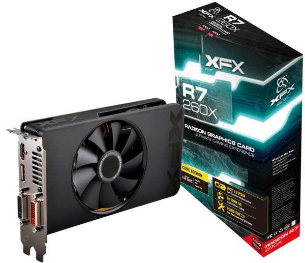 XFX AMD Radeon R7 260x R7-260x-znf4 Core Edition 1GB Ddr5 Pci-e Retail ...