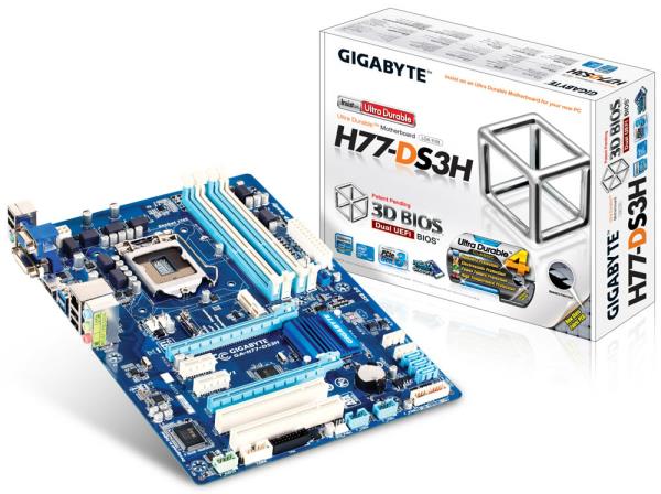 H77 ds3h gigabyte какие процессоры поддерживает