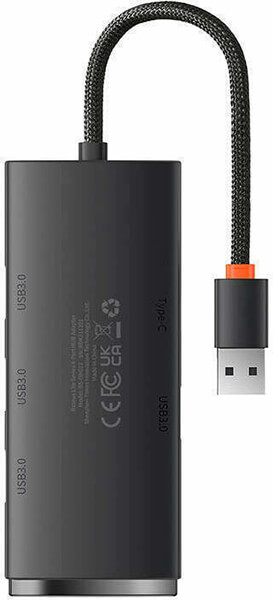 Crazy Sundays | BASEUS METAL GLEAM SERIES 5-IN-1 MULTIFUNCTIONAL TYPE-C HUB HDMI 4K 3XUSB3.0 GREY