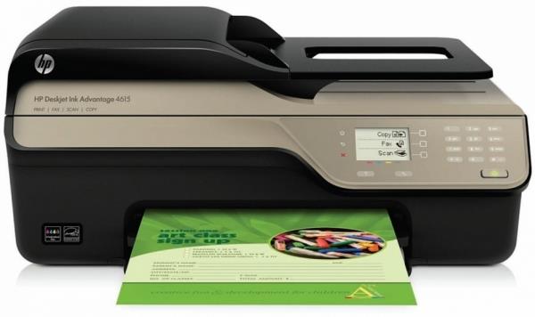 Hp deskjet ink advantage 4615 не печатает