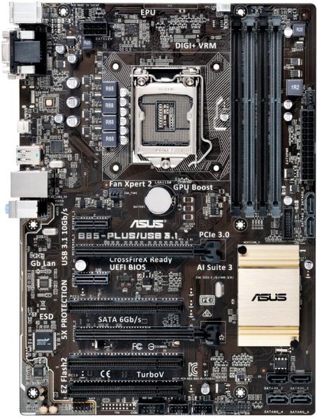 Asus b85 plus совместимость с видеокартами