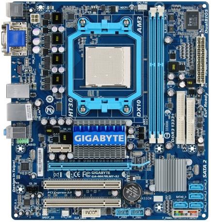 Gigabyte ma78lmt s2 какие процессоры поддерживает