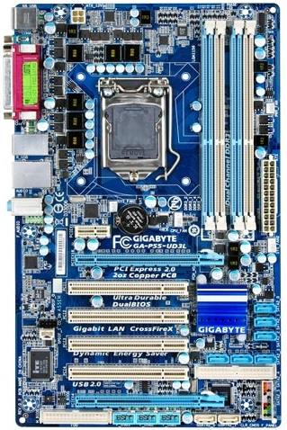 Gigabyte ga p55 ud3l подключение