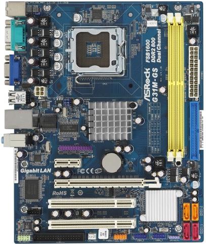 Asrock g31m gs настройка биос