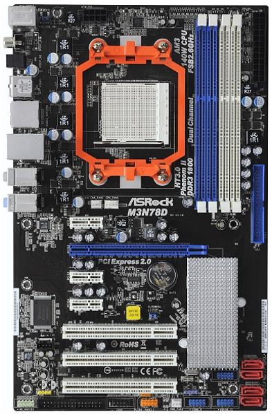 Asrock m3n78d не стартует